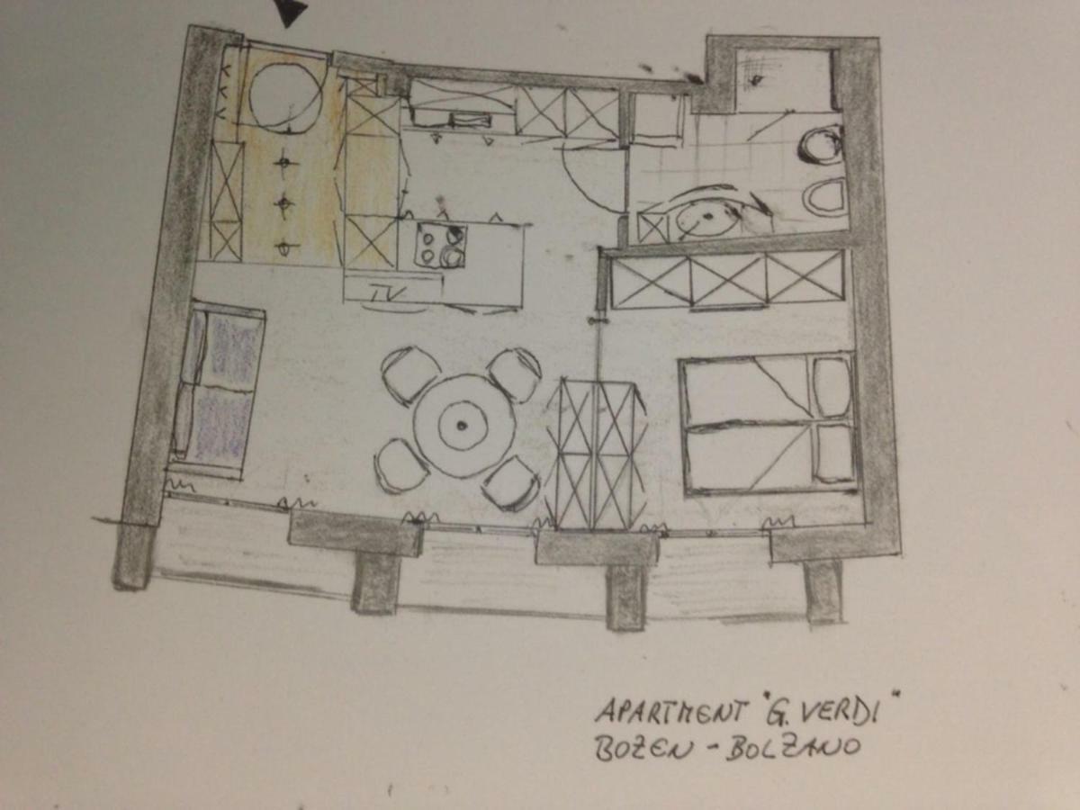 Apartment G.Verdi Bozen Extérieur photo